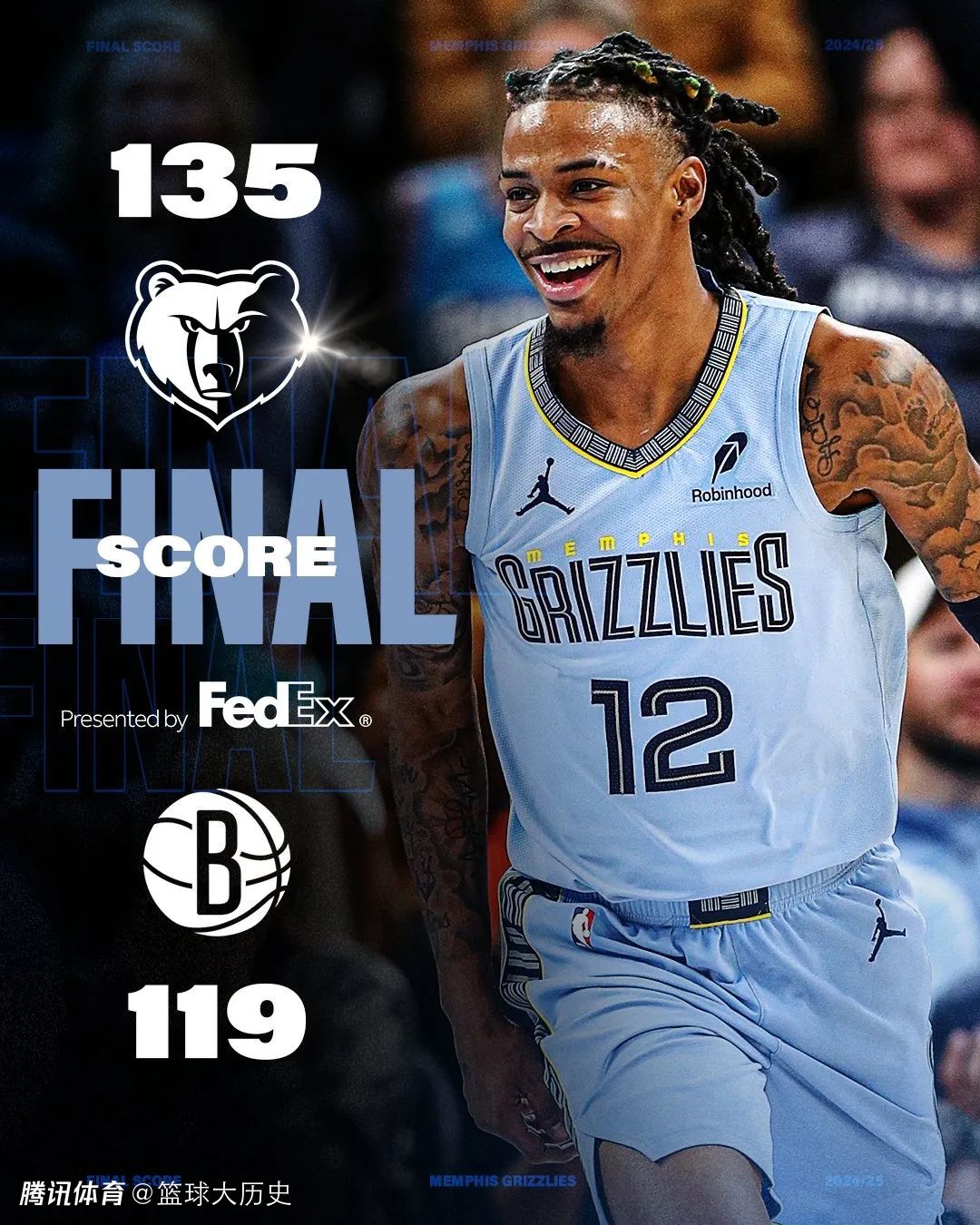 灰熊胜热火，莫兰特大放异彩