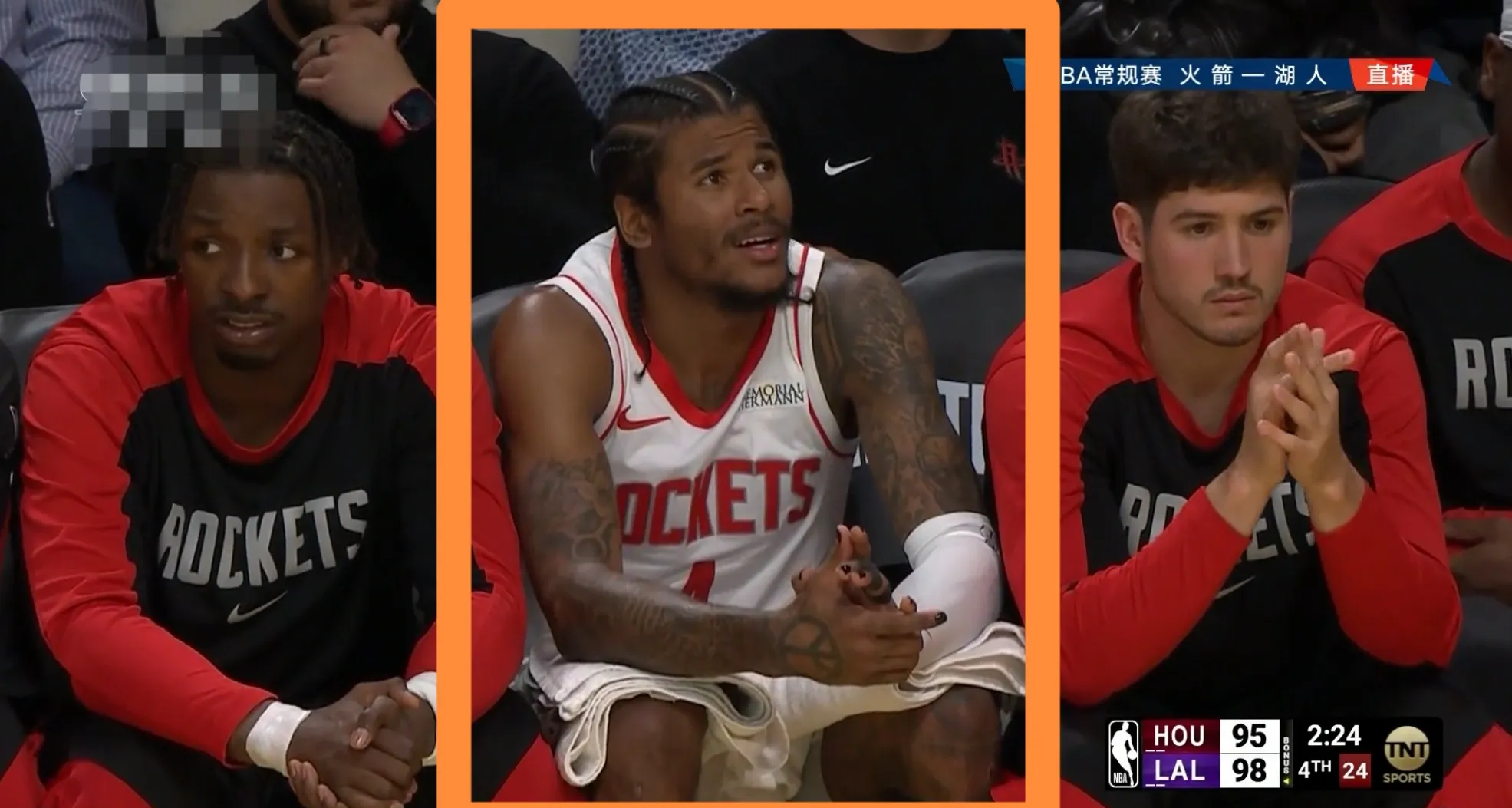 火箭主场惨败湖人遭遇四连败