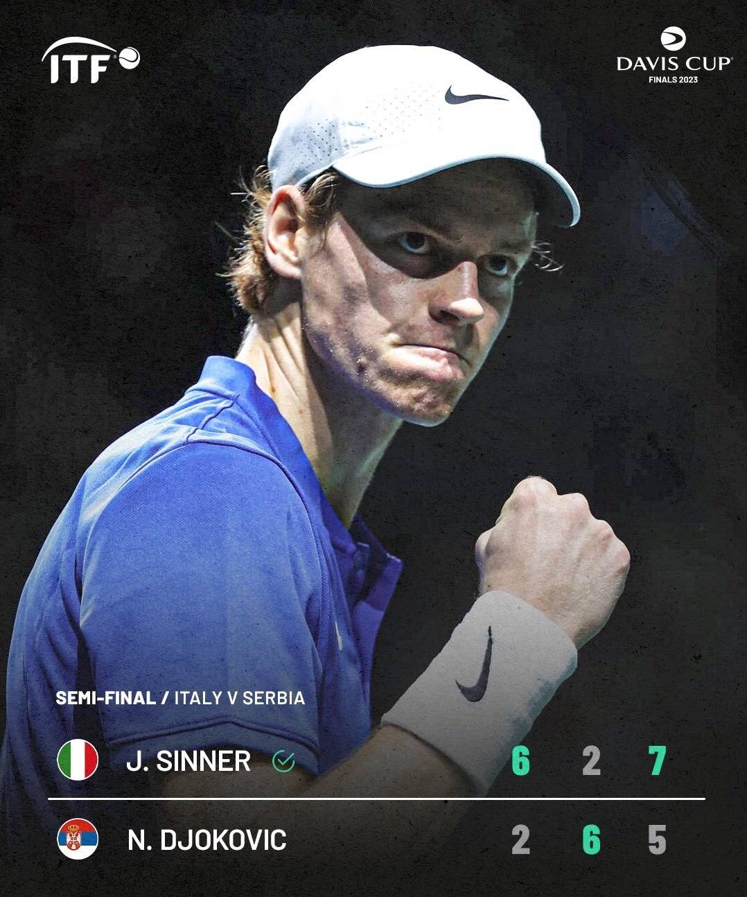 包含戴维斯杯轻取法网，辛纳刷新纪录的词条